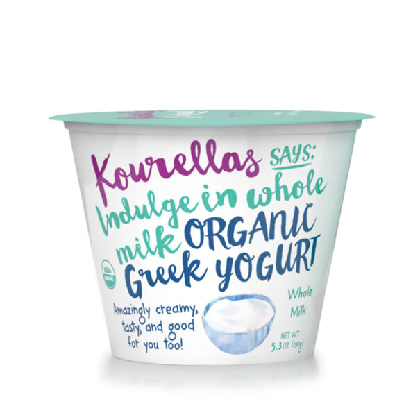 Organic Greek Strained Yogurt Whole Milk 150g