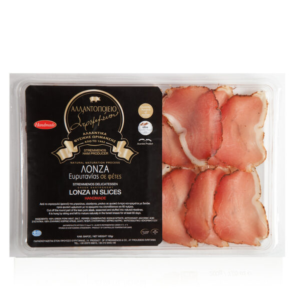Sliced Pork Meat (Lontza) from Euritania 100gr
