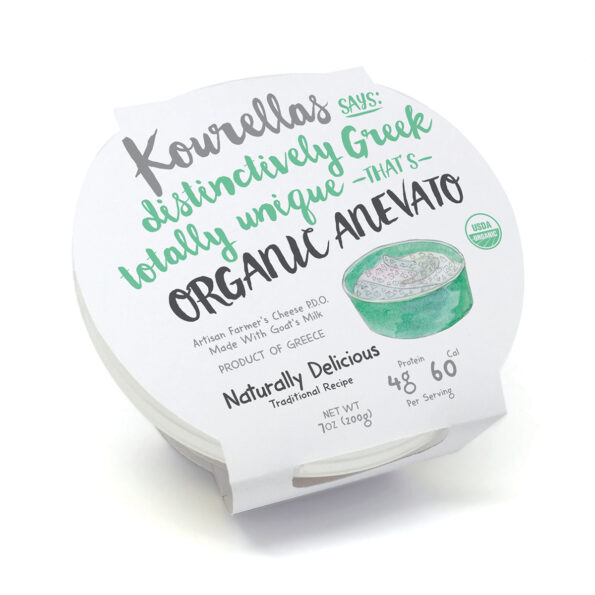 Organic Anevato P.D.O. Cheese from 100% goat milk 200g