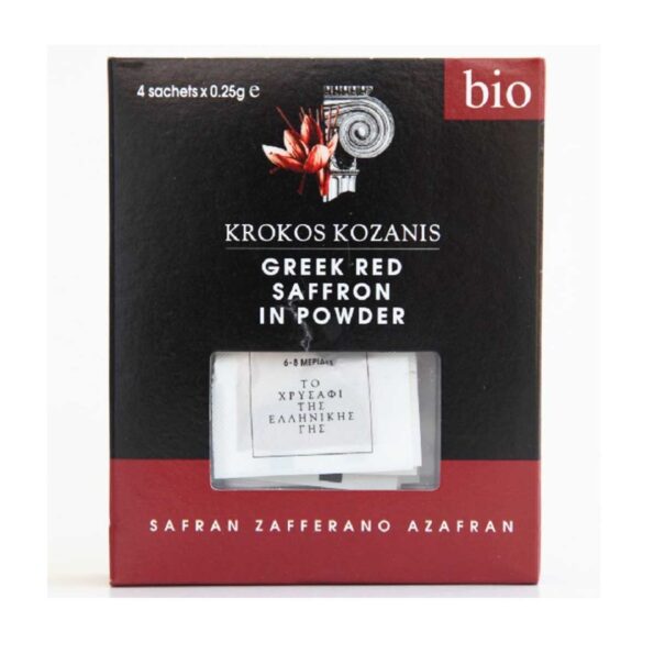 Organic Red Saffron In Powder 1g