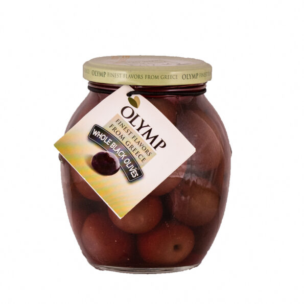 Whole Black Olives in Brine 200g